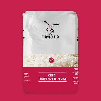 Orez bob mediu pentru pilaf și sarmale, 1 kg